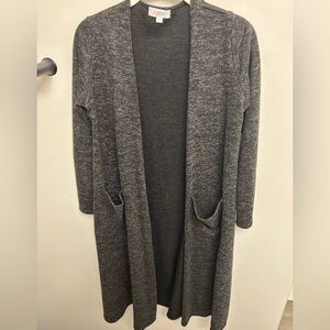 Women’s Dark Grey Duster Cardigan